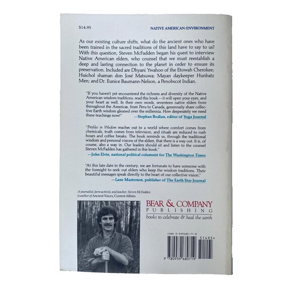 1991 Profiles in Wisdom Native Elders Speak about the Earth by Steven McFadden - Picture 2 of 7